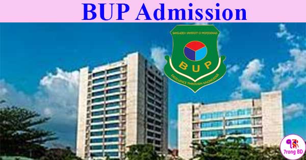 BUP Admission Full Circular